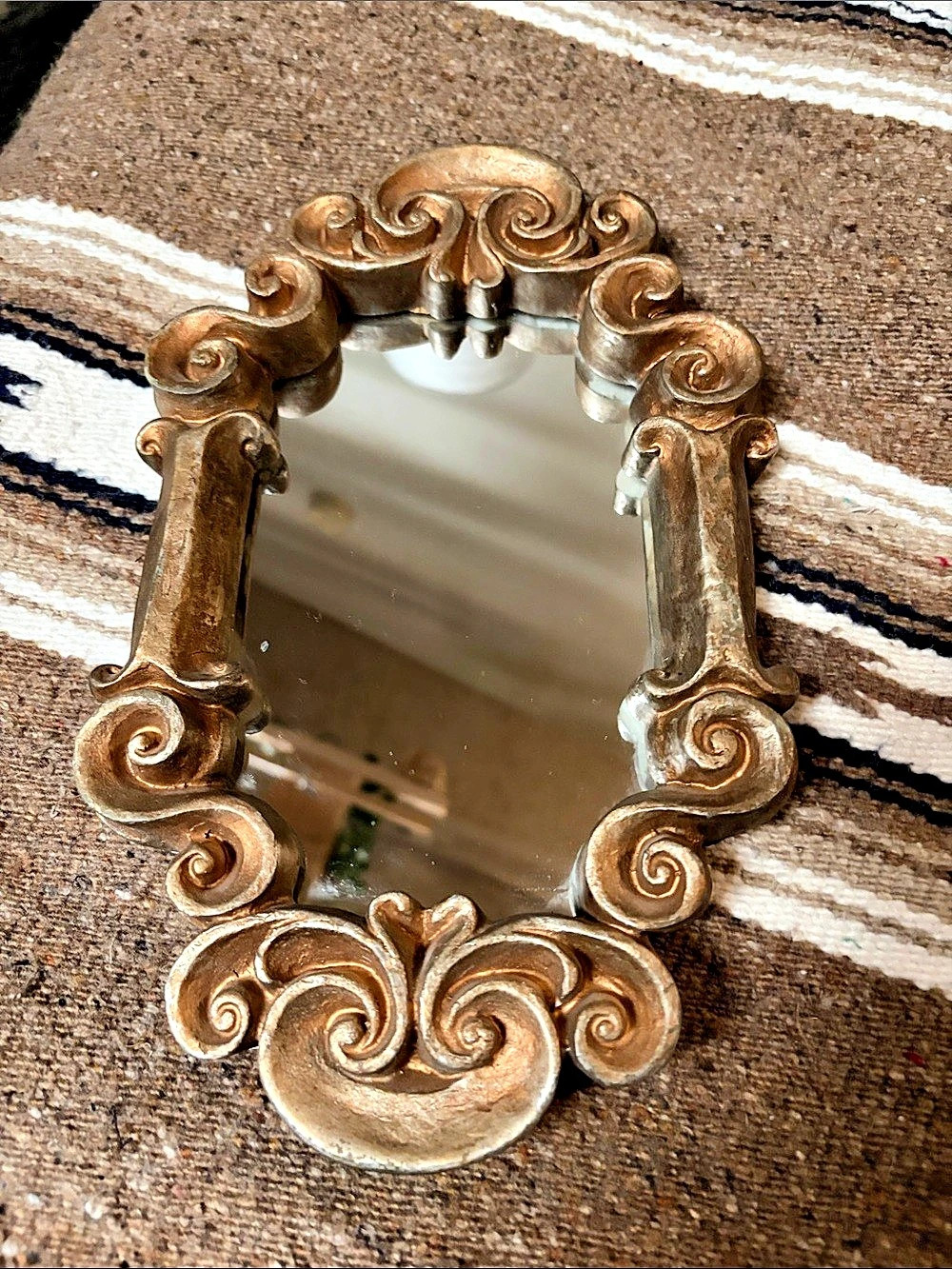 Ornate Gold Wall Mirror